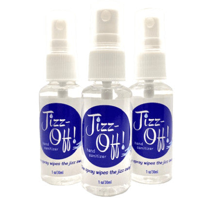 Jizz-Off! Sanitizer (3 BOTTLES)