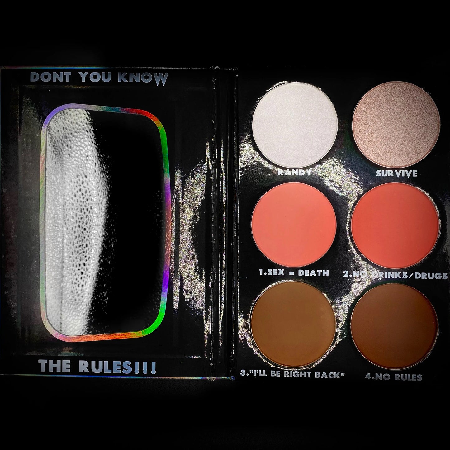 Randy's Rules Makeup Palette - Autographed, LIMITED RELEASE
