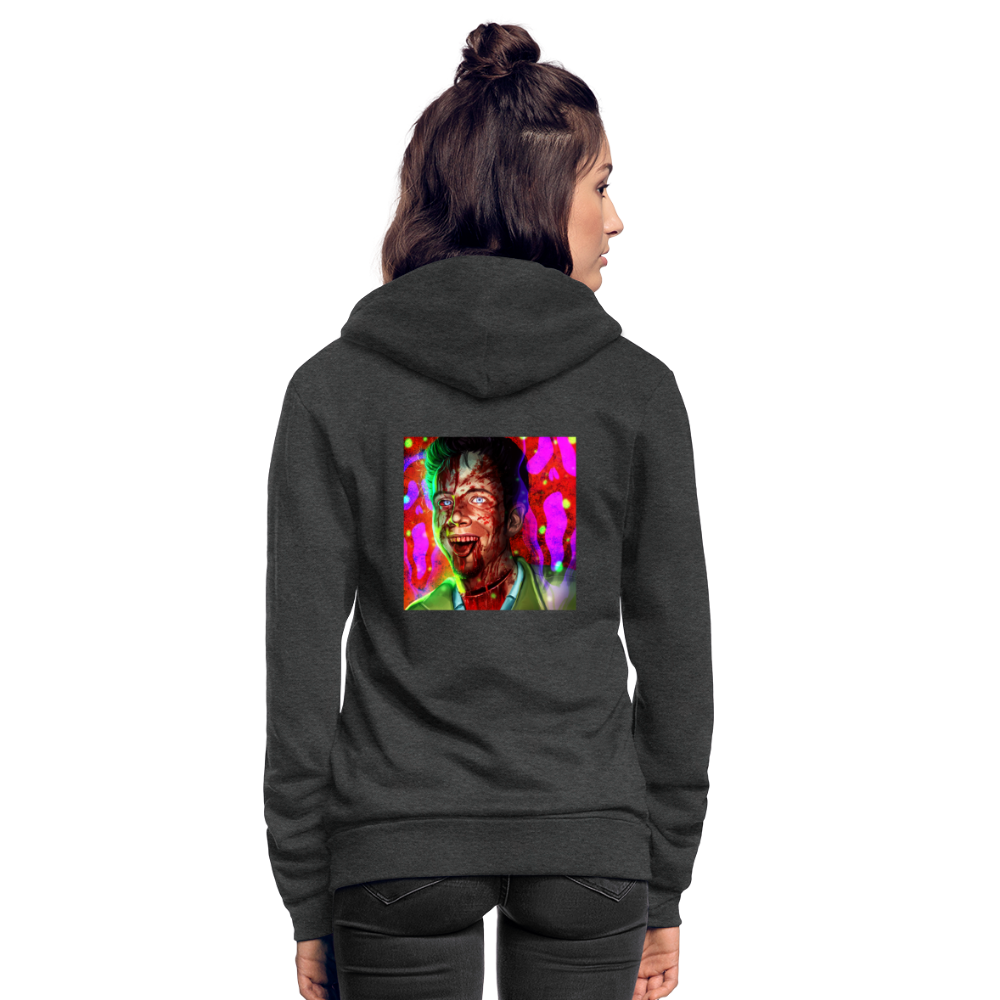 Randy Zip Hoodie - charcoal gray