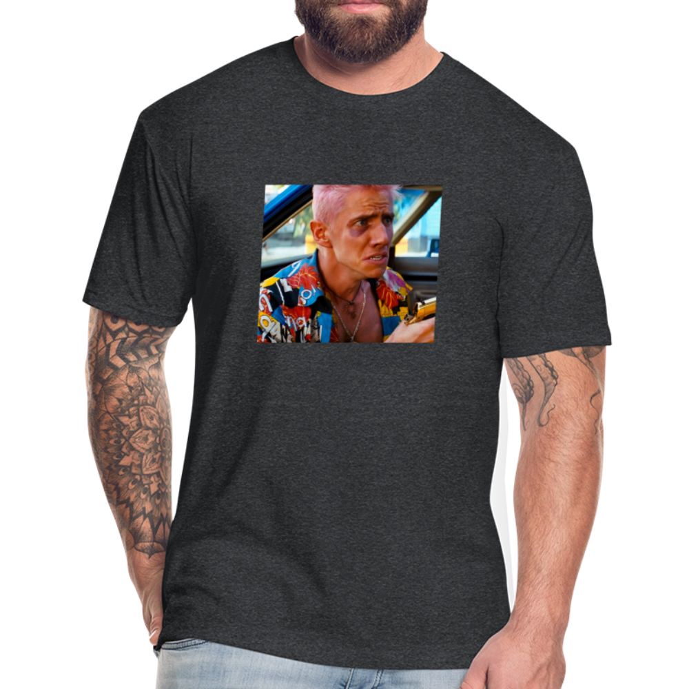 Romeo & Juliet, Fitted Cotton/Poly Shirt - heather black