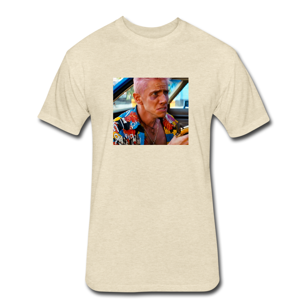 Romeo & Juliet, Fitted Cotton/Poly Shirt - heather cream