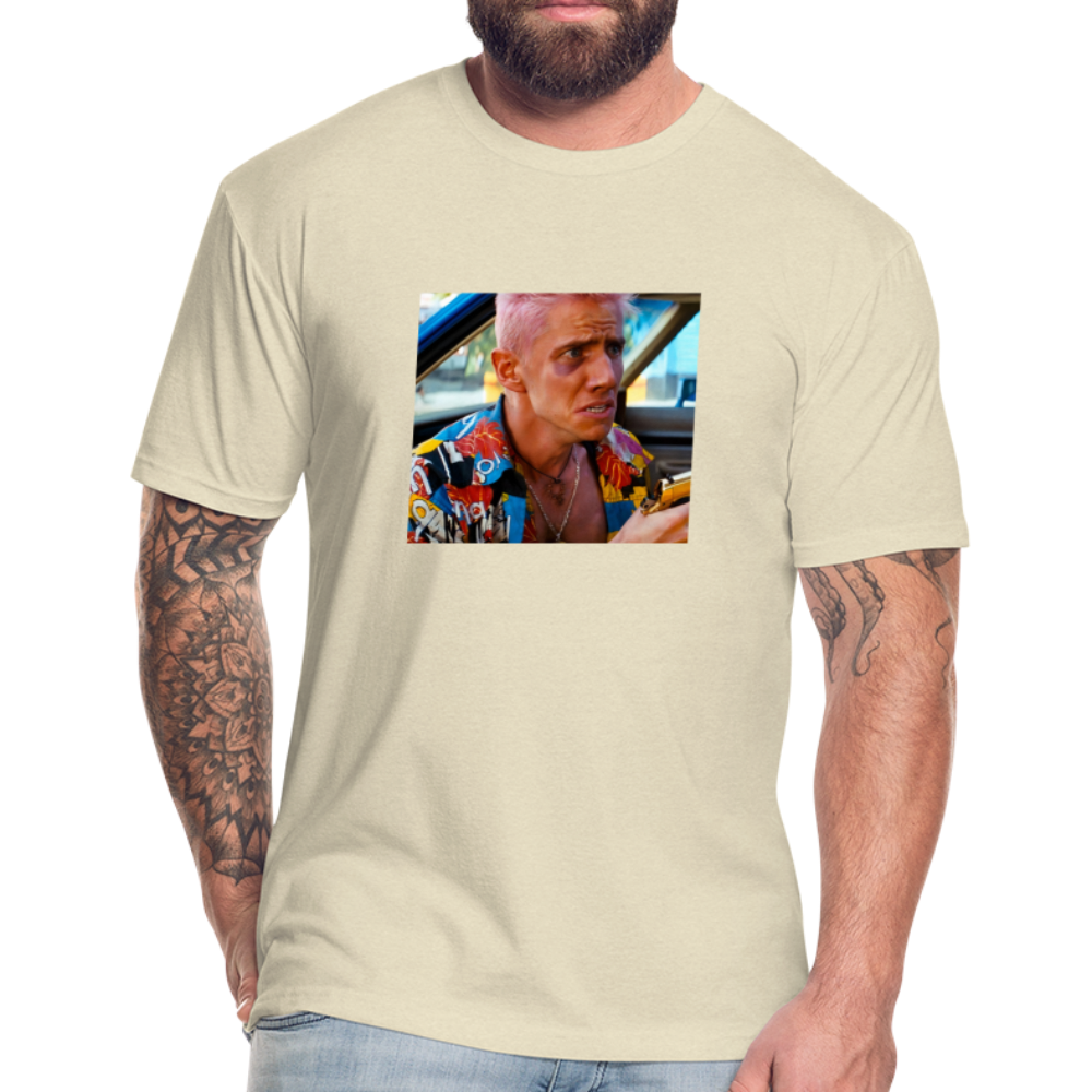 Romeo & Juliet, Fitted Cotton/Poly Shirt - heather cream