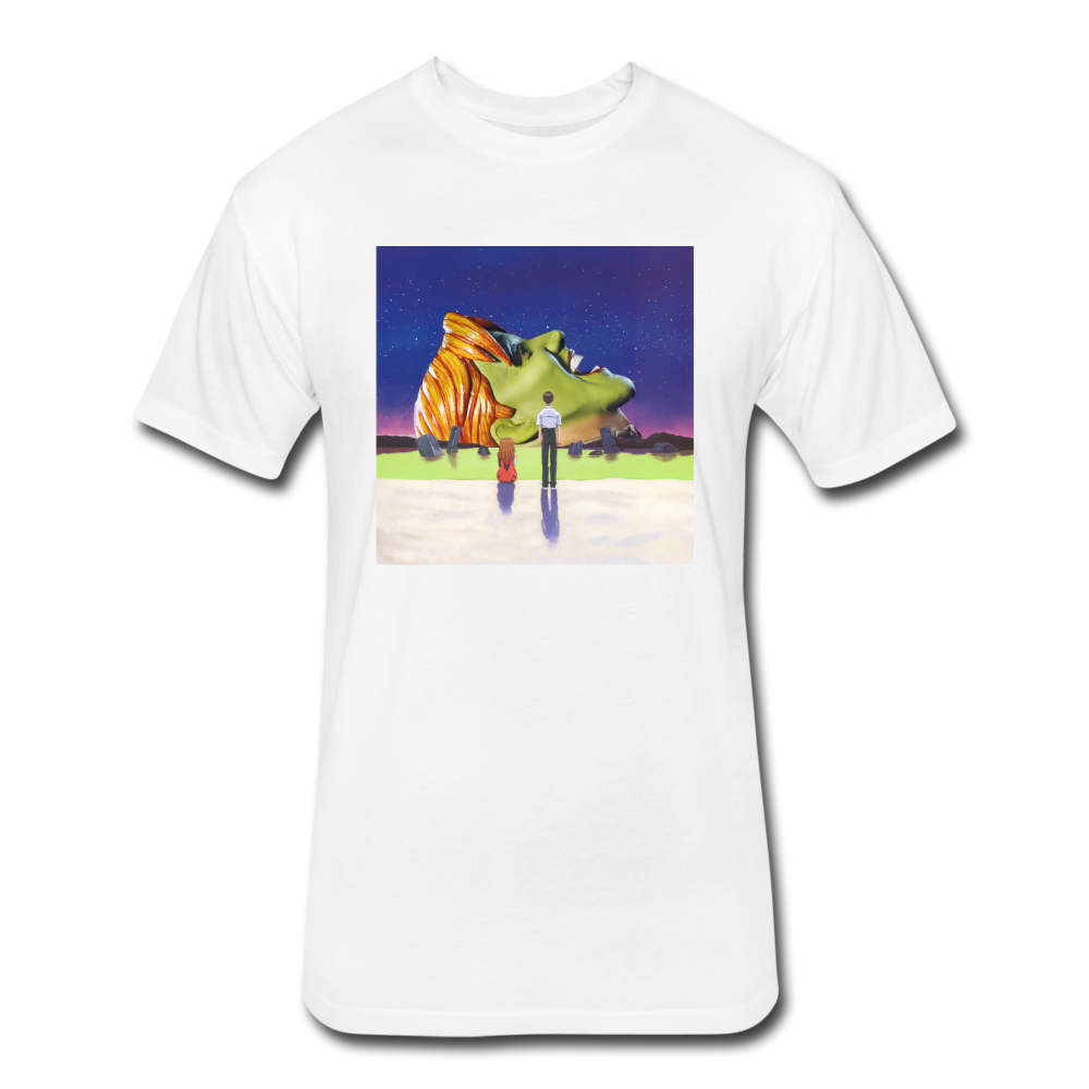 The Mask Fitted Cotton/Poly T-Shirt - white