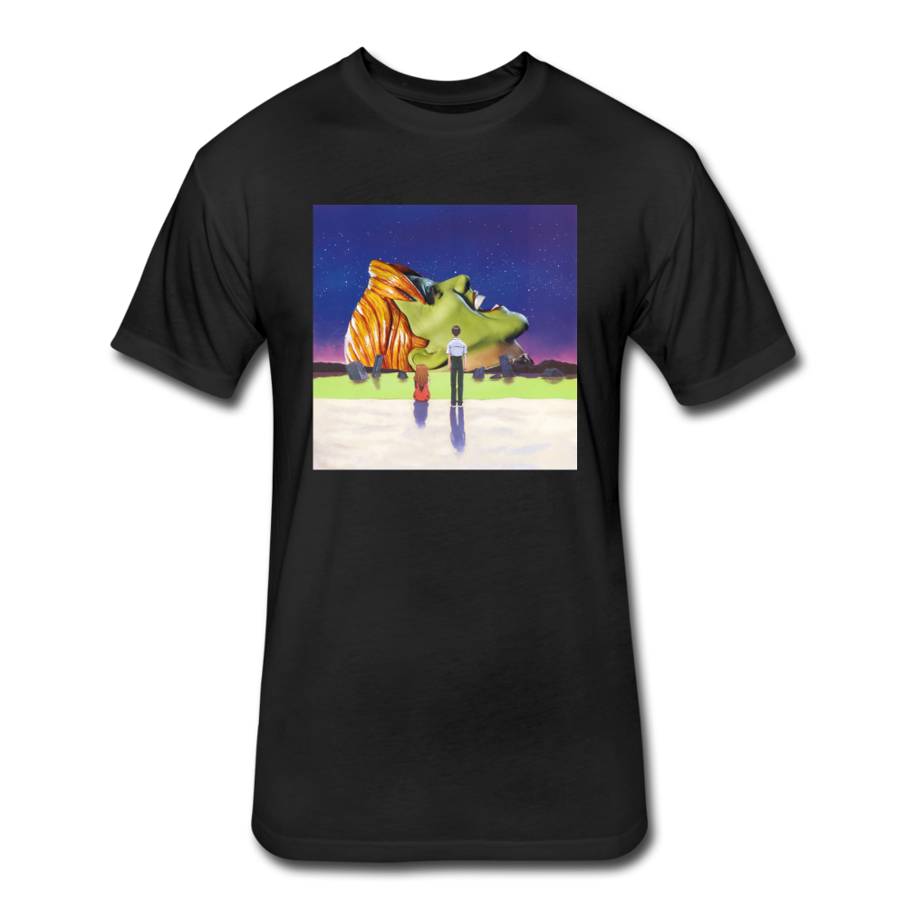 The Mask Fitted Cotton/Poly T-Shirt - black