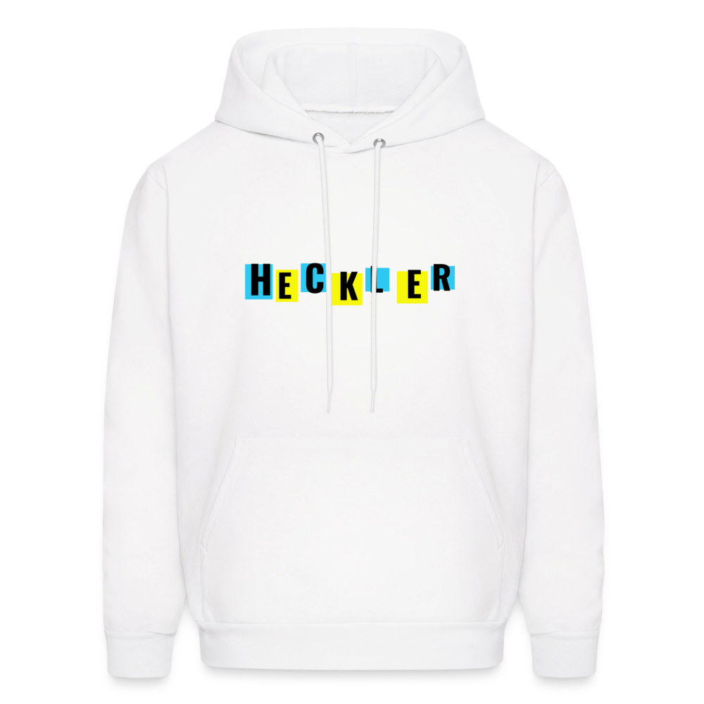 Don't Be A Heckler Hoodie - white