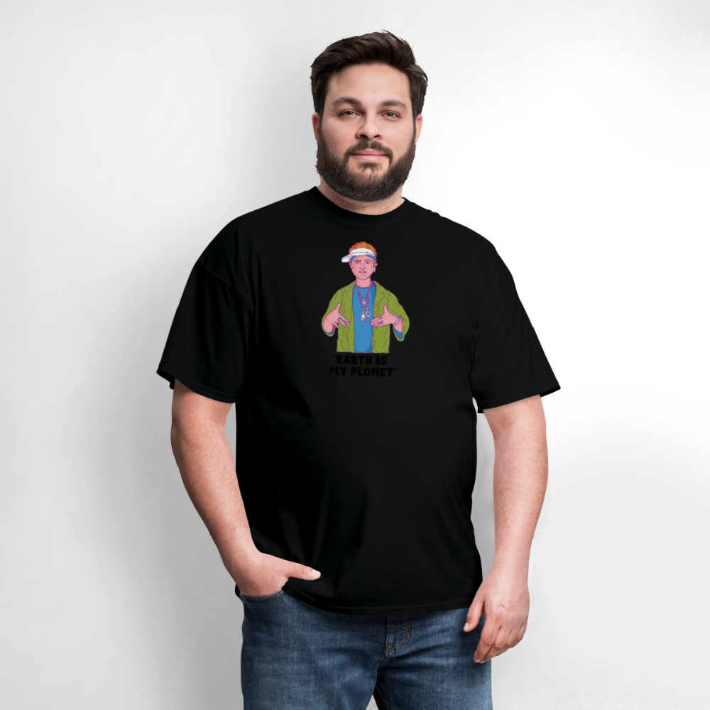 "Earth Is My Plonet" T-Shirt - black