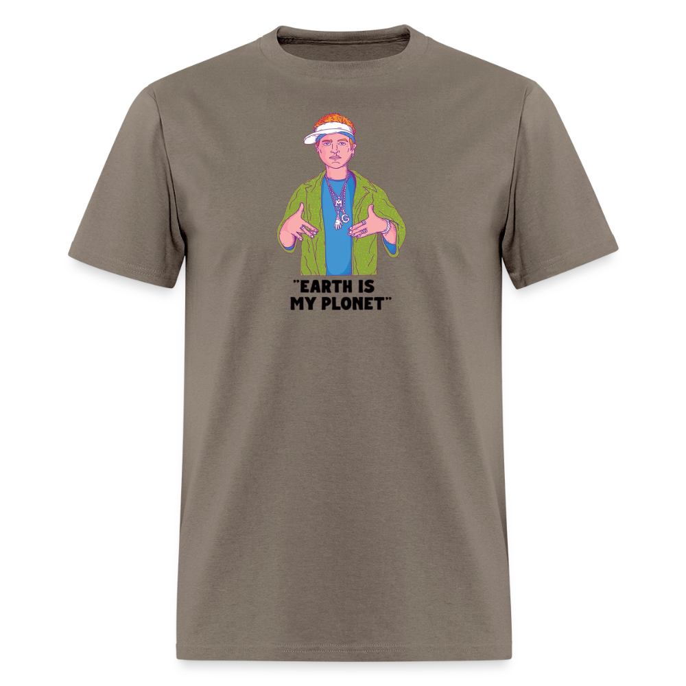 "Earth Is My Plonet" T-Shirt - safari