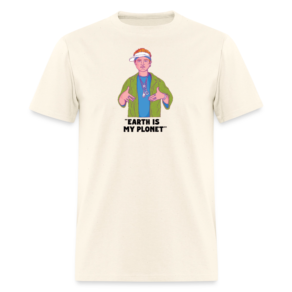 "Earth Is My Plonet" T-Shirt - sweet cream heather