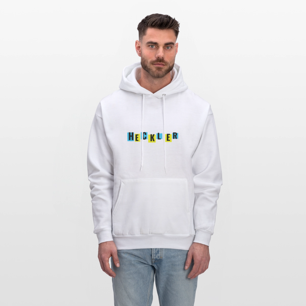 Don't Be A Heckler Hoodie - white
